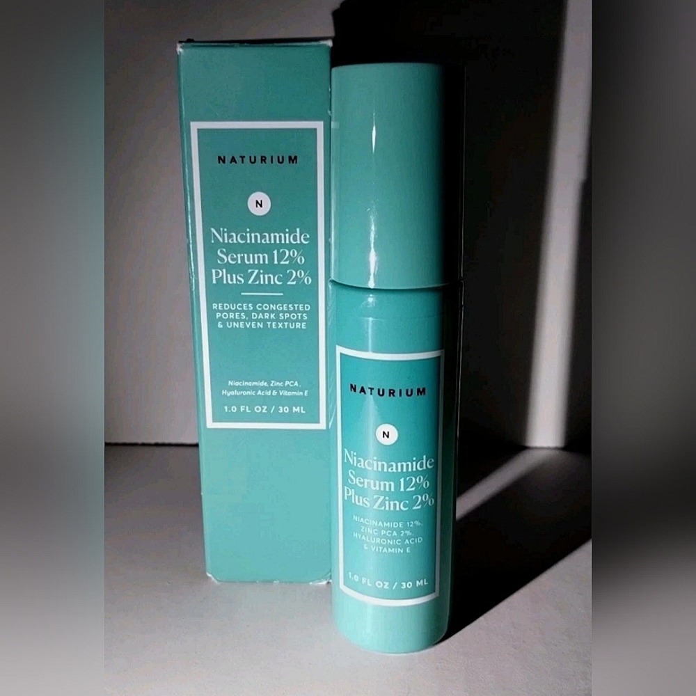 Naturium Niacinamide Face Serum 12% Plus Zinc 2% 1 oz Dark Spots Uneven Texture